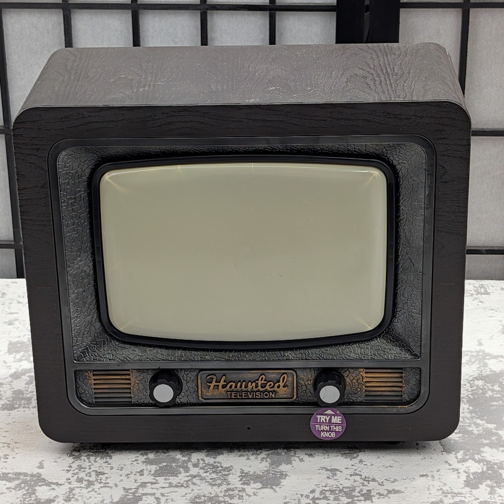 Haunted Hollow Halloween Haunted TV Decor Animated‎ Spooky Prop - Tested Works